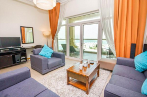 Bespoke Holiday Homes - Palm Jumeirah- 1 Bedroom Sea View with Pool & Beach Access, Al Haseer